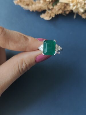 Sejal  Diamond Ring - Green