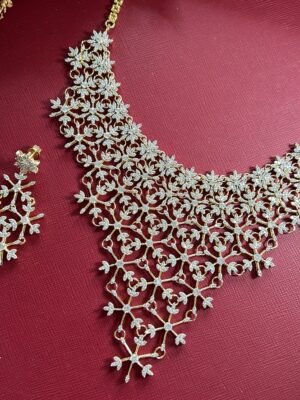 Padmakshi Diamond Necklace Set