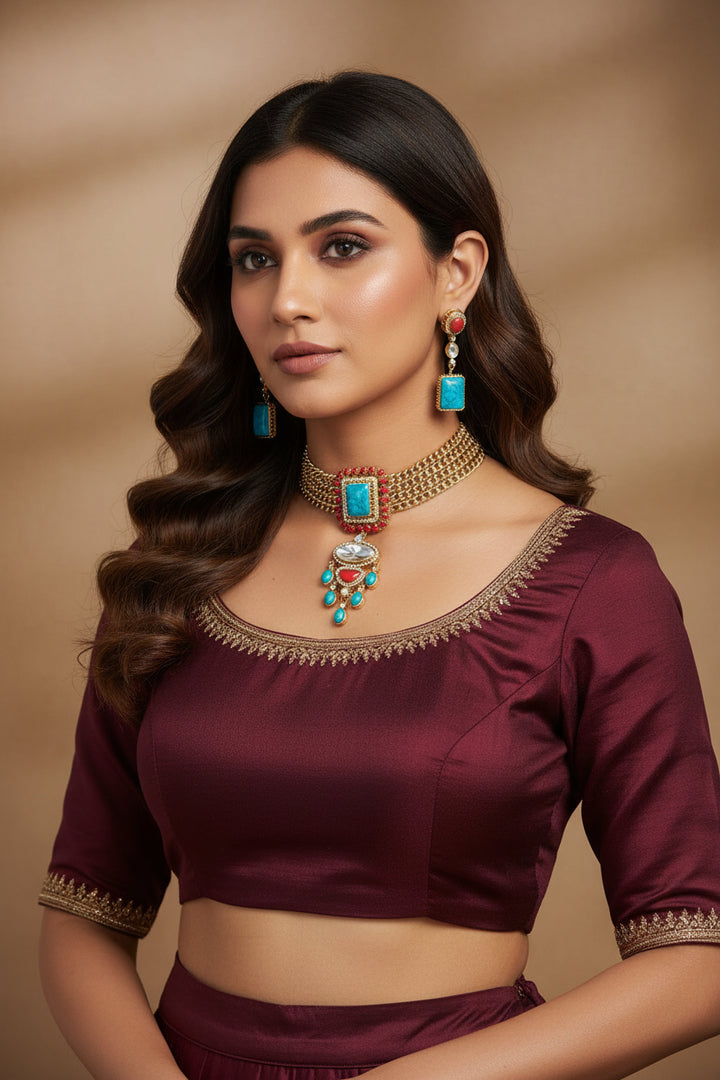 Mehuli Choker Set