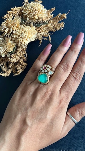 Shubha Kundan Ring
