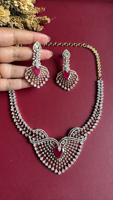 Inika Diamond Necklace Set