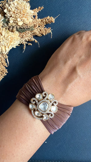Mila Fashion Bracelet - Brown D2
