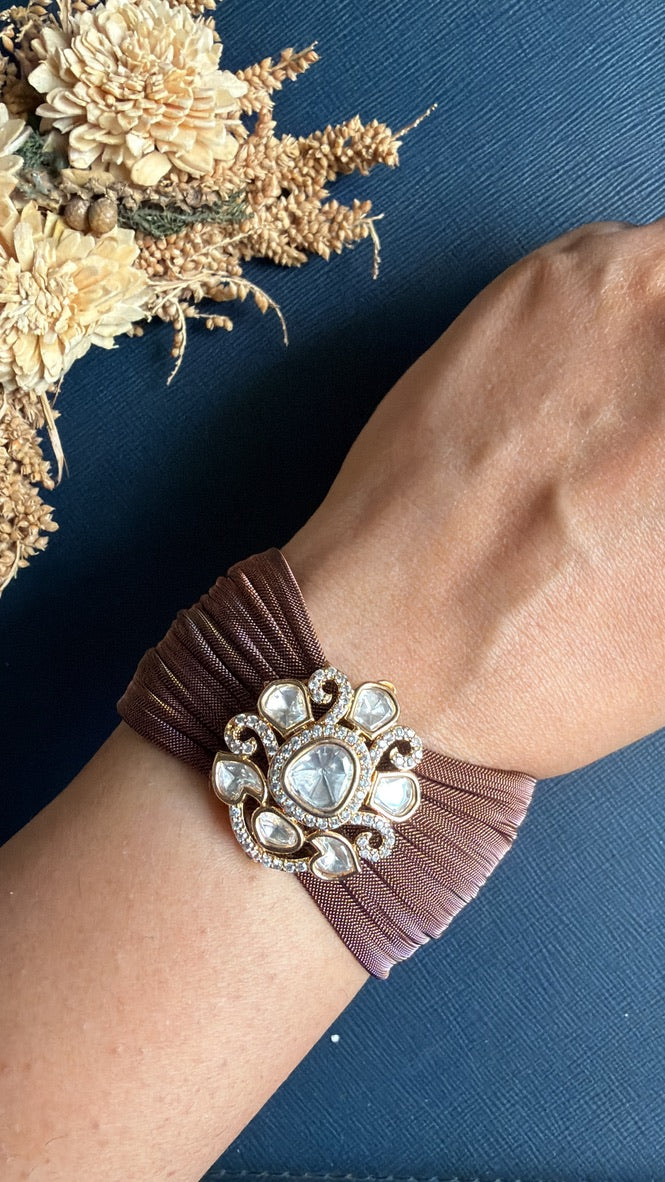 Mila Fashion Bracelet - Brown D2