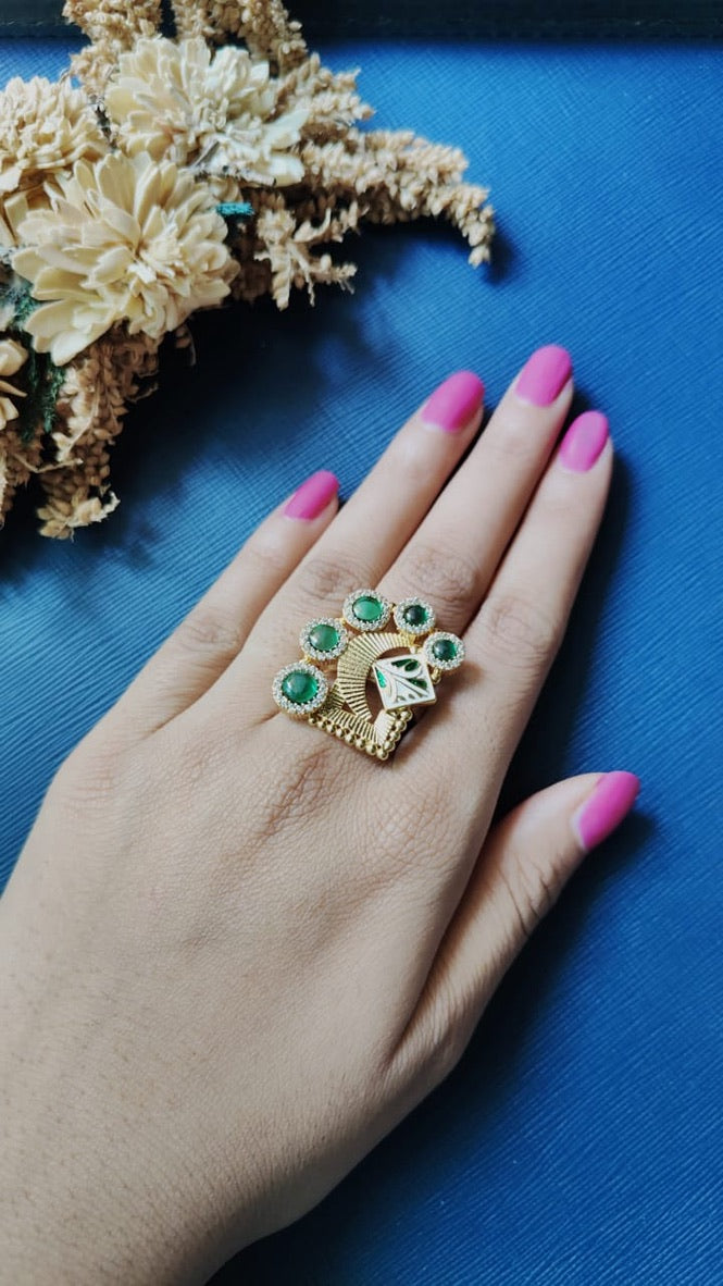 Kaashi Kundan Ring