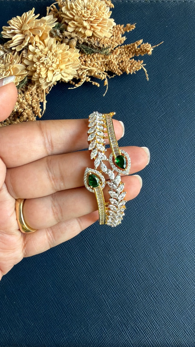 Preeta Diamond Bracelet-Green