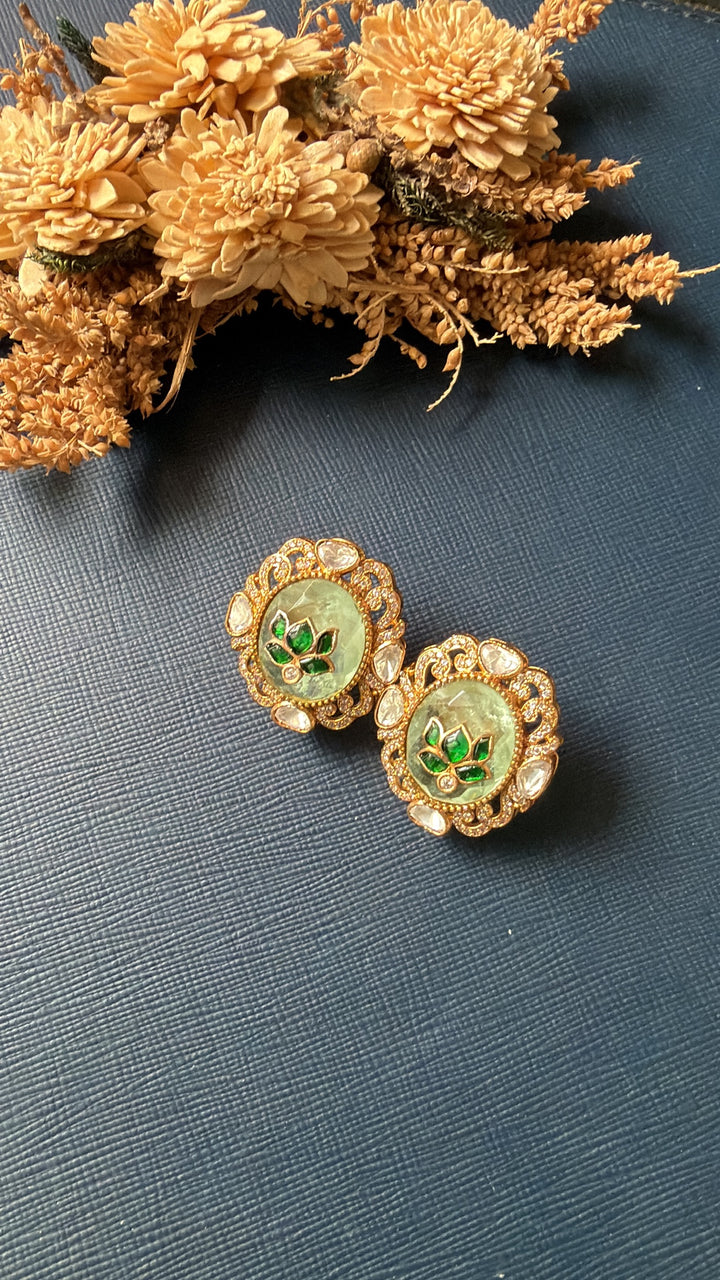 Nalini Doublet Stone Stud