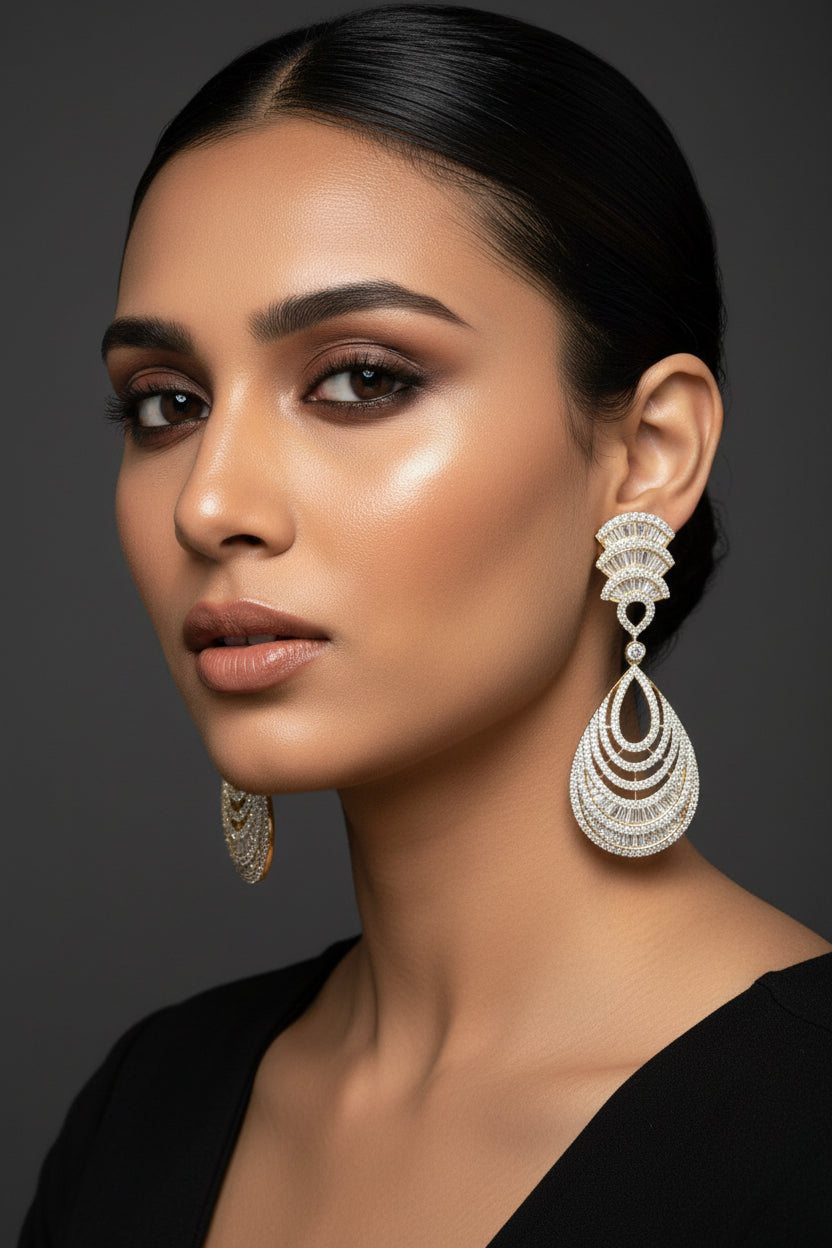 Mukta Diamond Earrings
