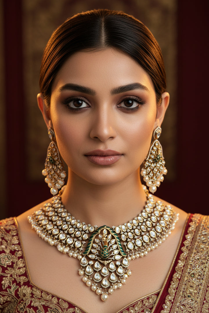 Yashaswini Kundan Necklace Set