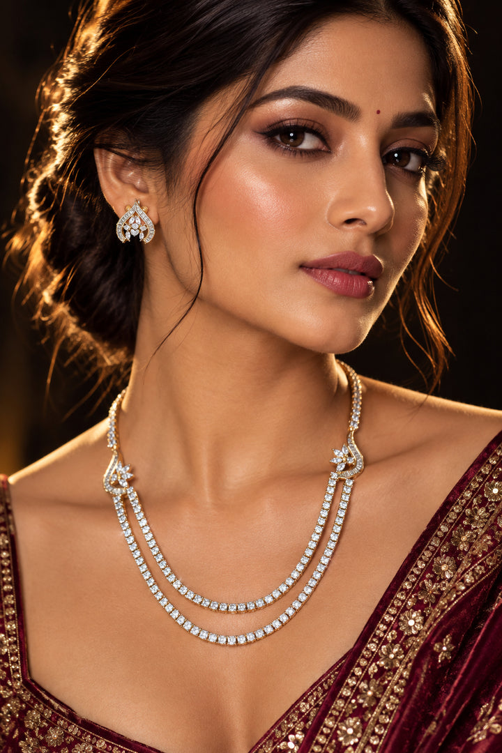 Alison Diamond Necklace Set