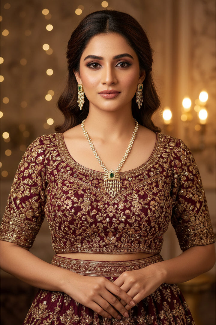 Dhanya Diamond Necklace Set