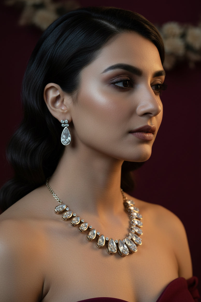 Saniya Kundan Necklace Set