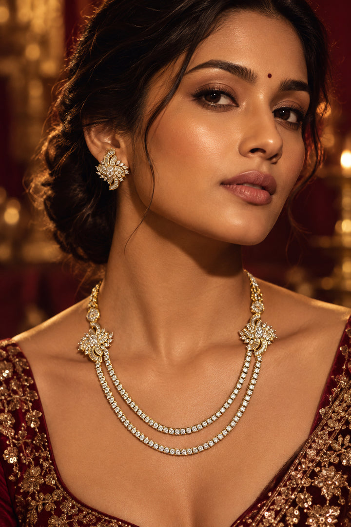 Mia Diamond Necklace Set