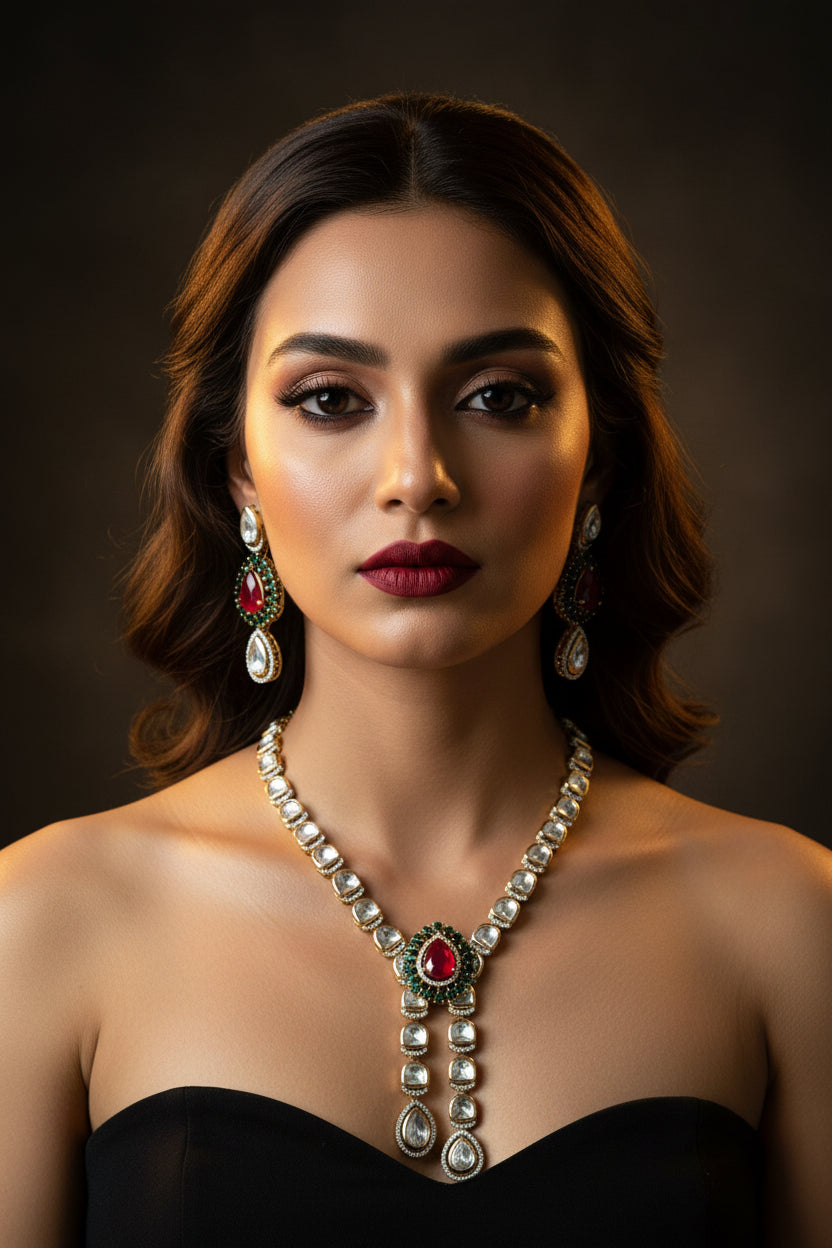 Nirmala Kundan Necklace Set