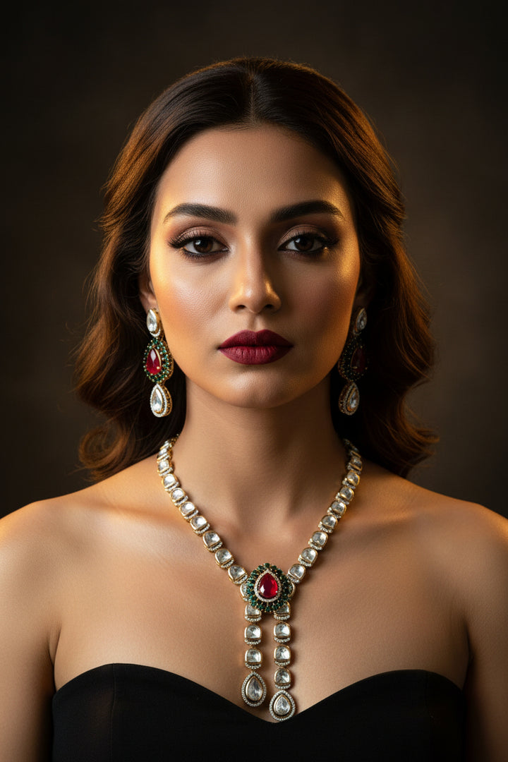 Nirmala Kundan Necklace Set