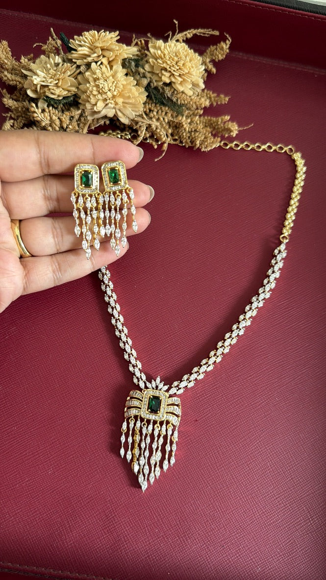 Dhanya Diamond Necklace Set