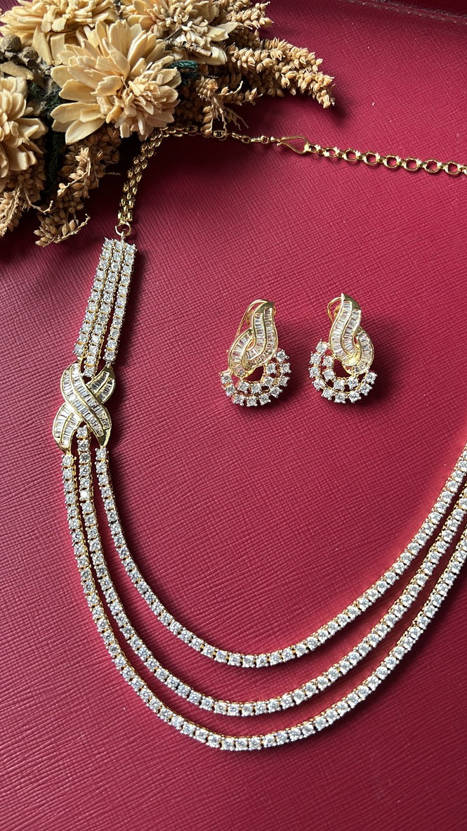 Prema Diamond  Necklace Set