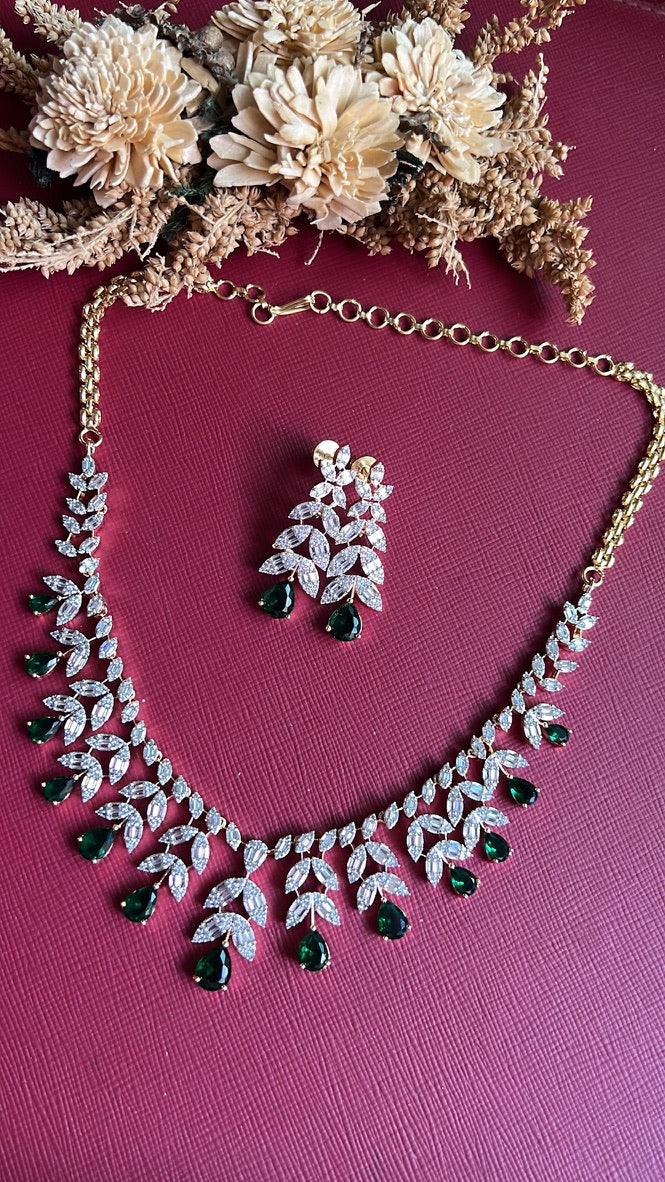 Neerja Diamond Necklace Set