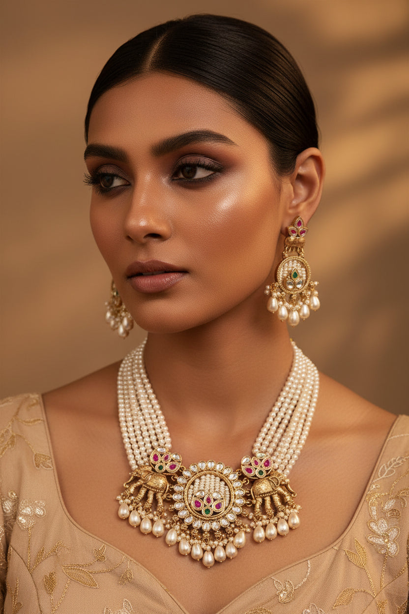 Inna Pearl Heritage Necklace Set