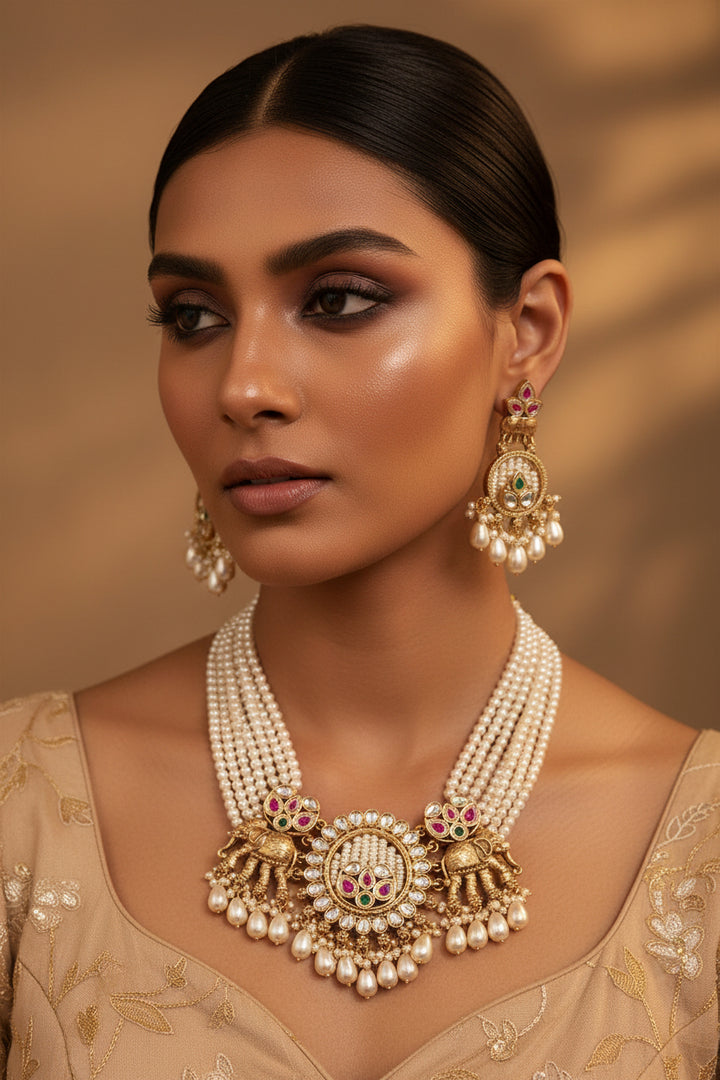Inna Pearl Heritage Necklace Set