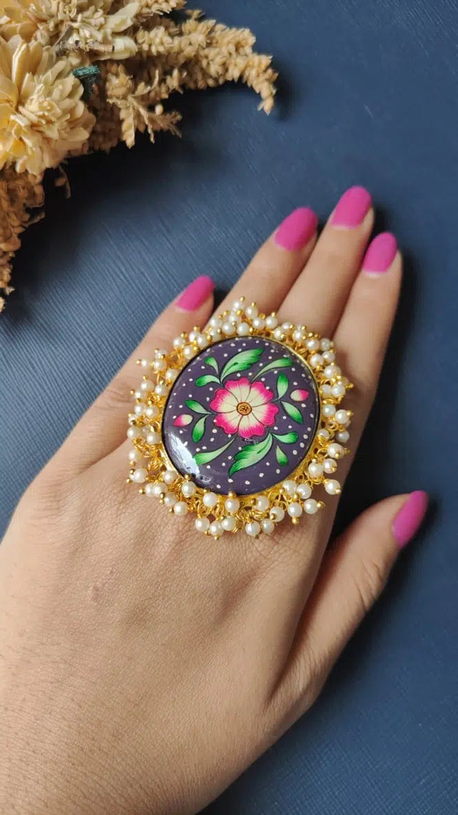 Big Size Tanjore Ring