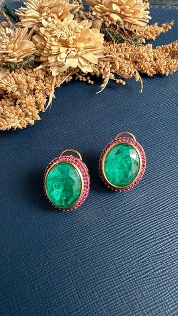 Rubina doublet Studs