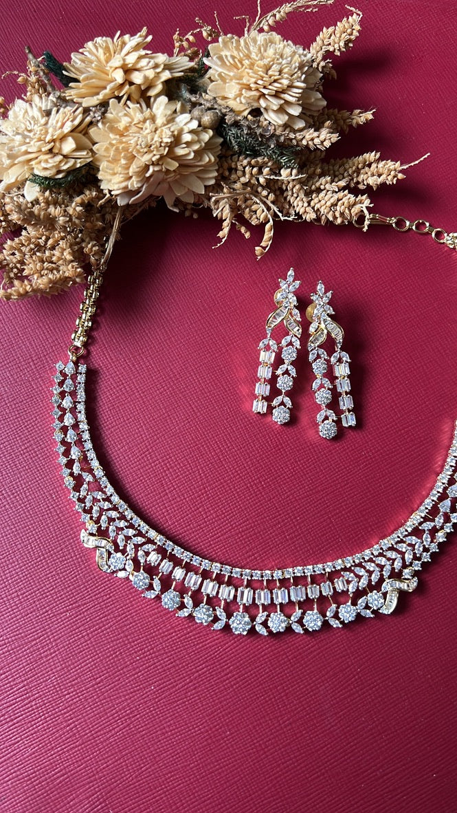 Kanika Diamond Necklace Set