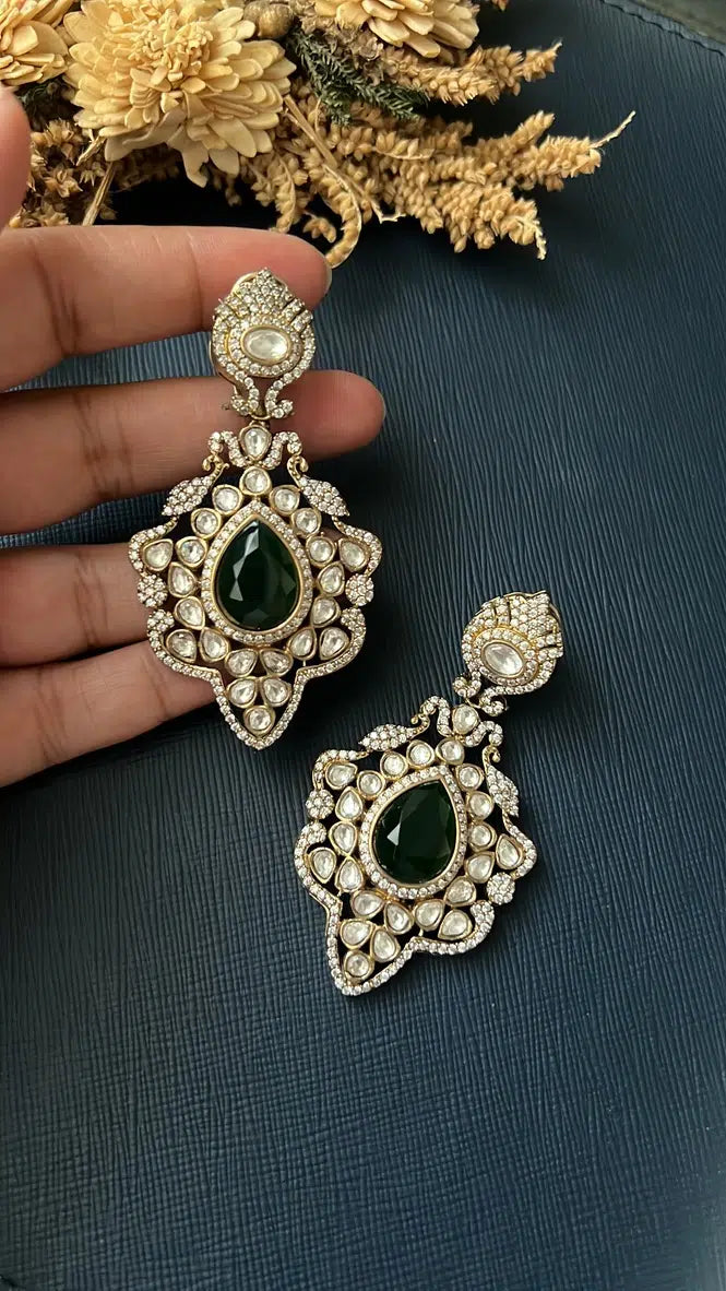 Aaria Emerald Earrings