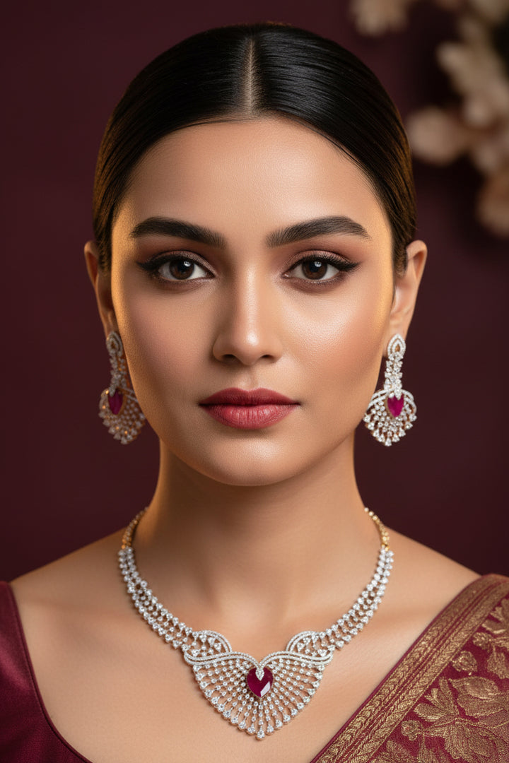 Inika Diamond Necklace Set