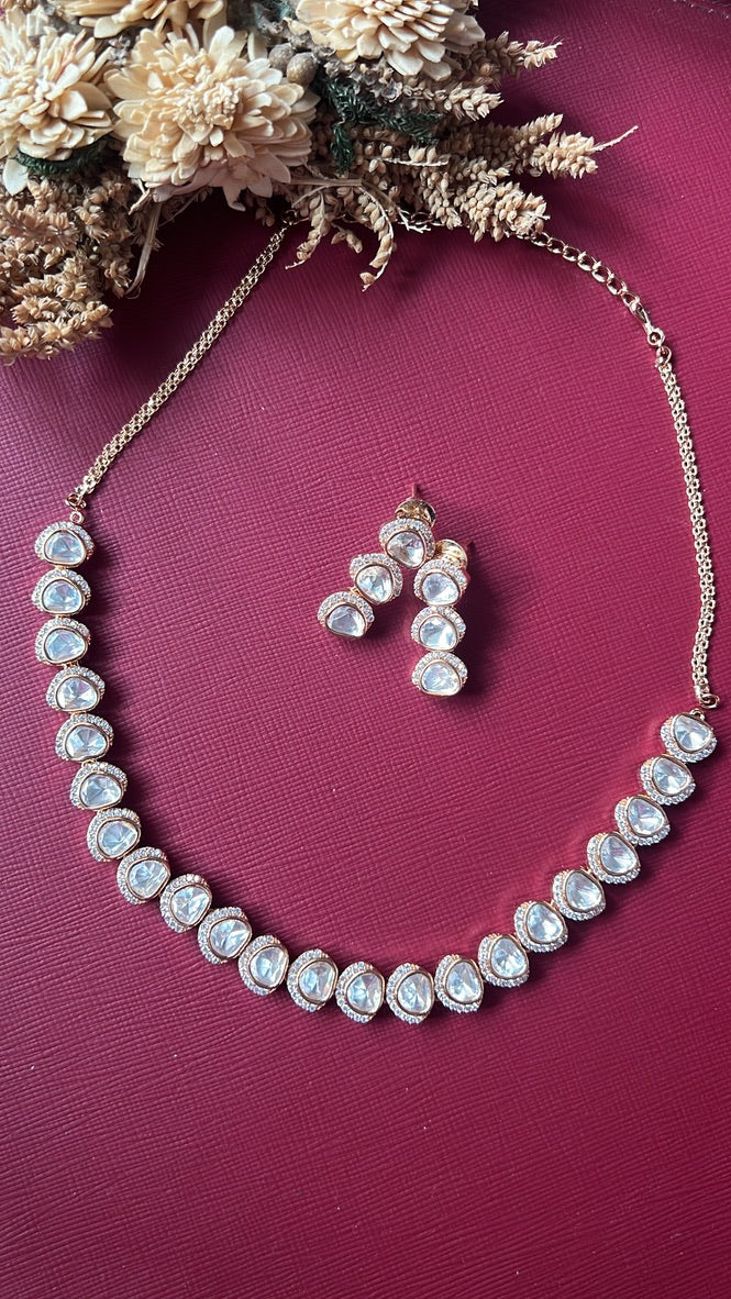 Nina Kundan Necklace Set
