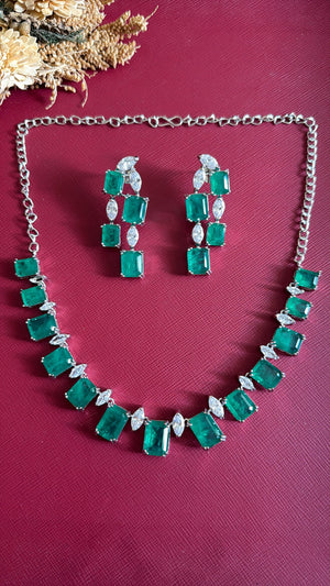 Zarina Diamond Necklace Set