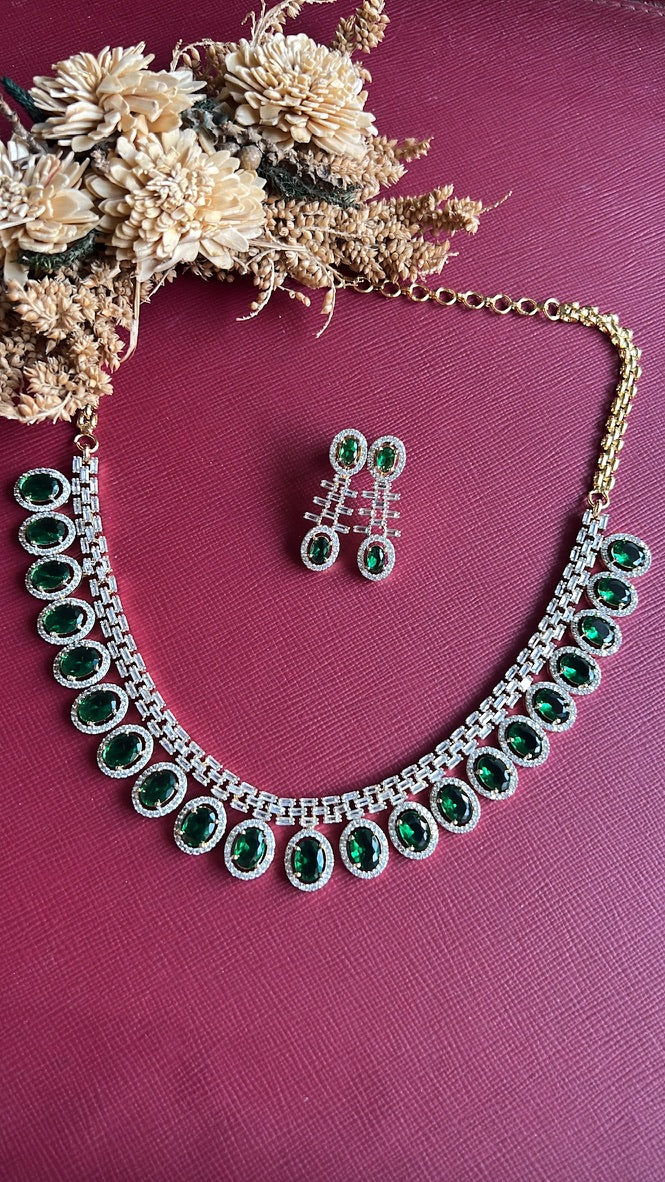Yashika Diamond Necklace Set