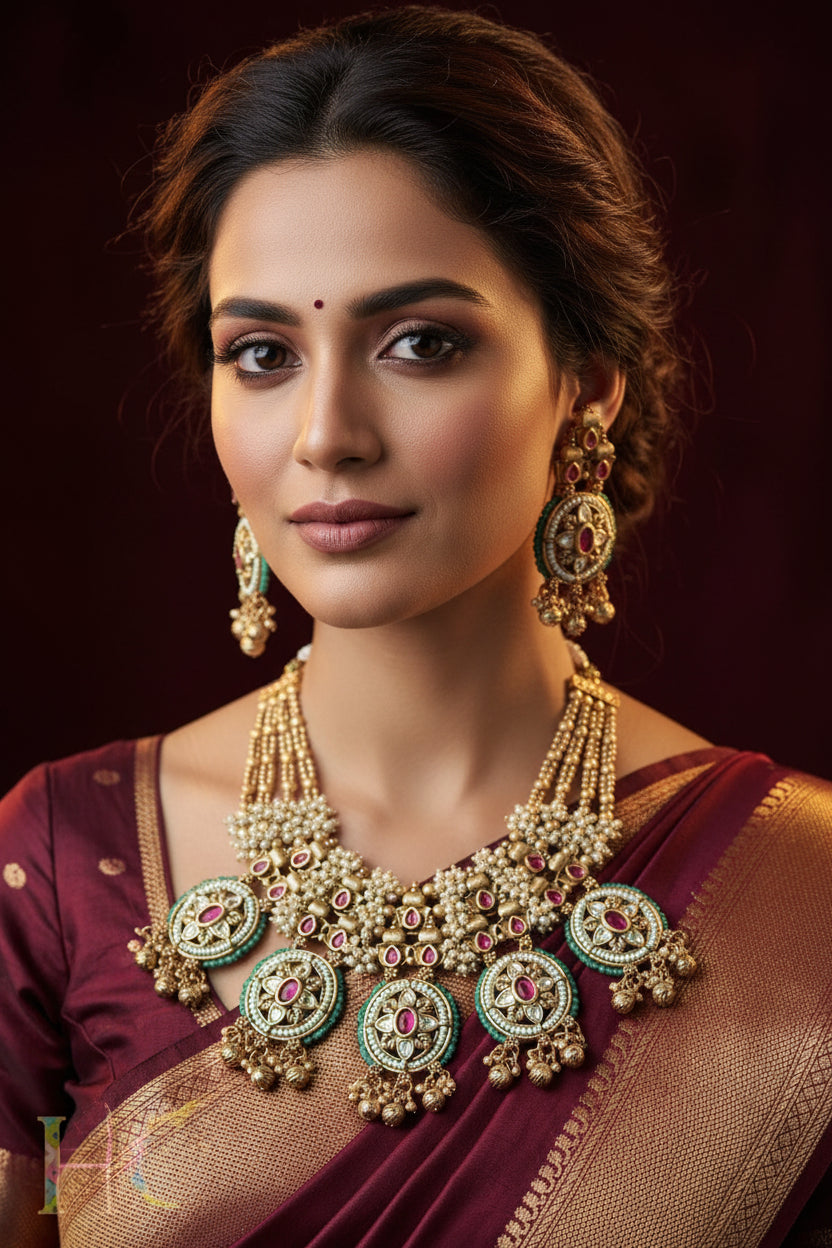 Dhruvi Fusion Necklace Set