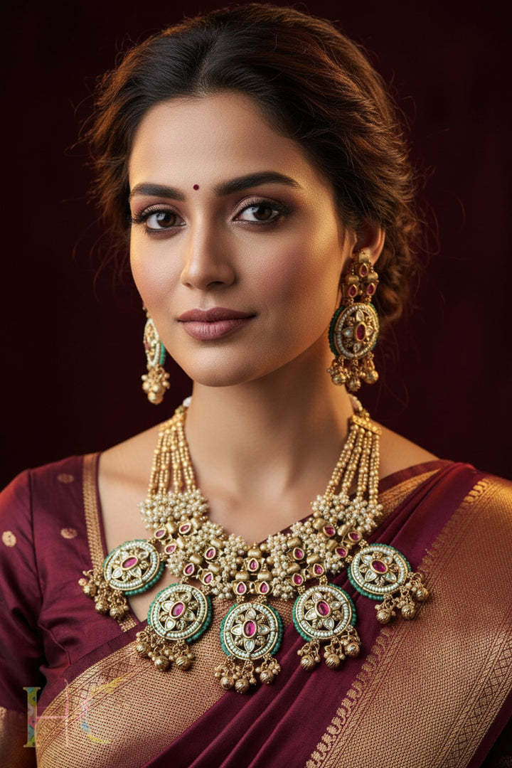 Dhruvi Fusion Necklace Set
