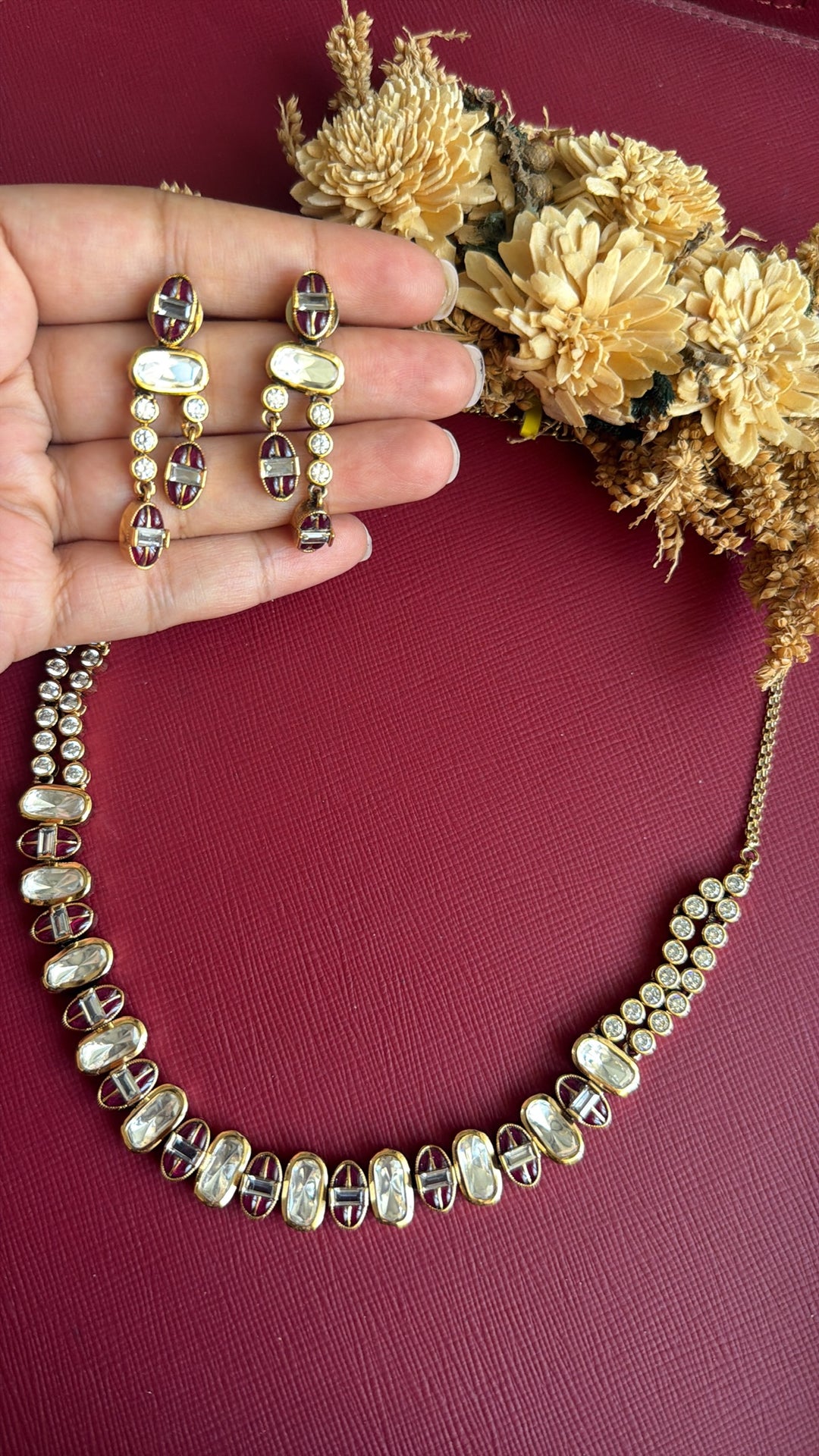 Siya Kundan Necklace Set