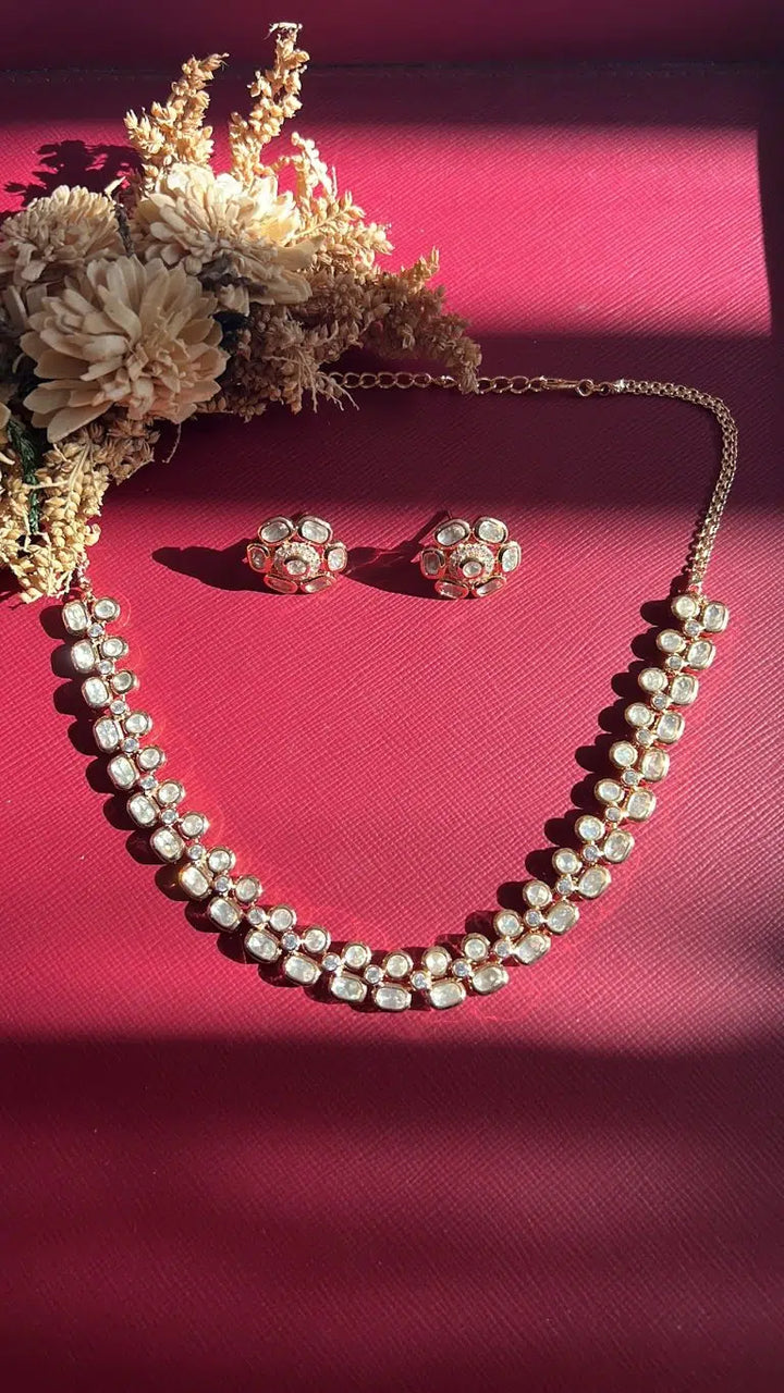 Nisha  Kundan Necklace set