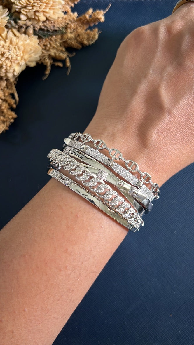 Samyra Diamond Bracelet -Silver
