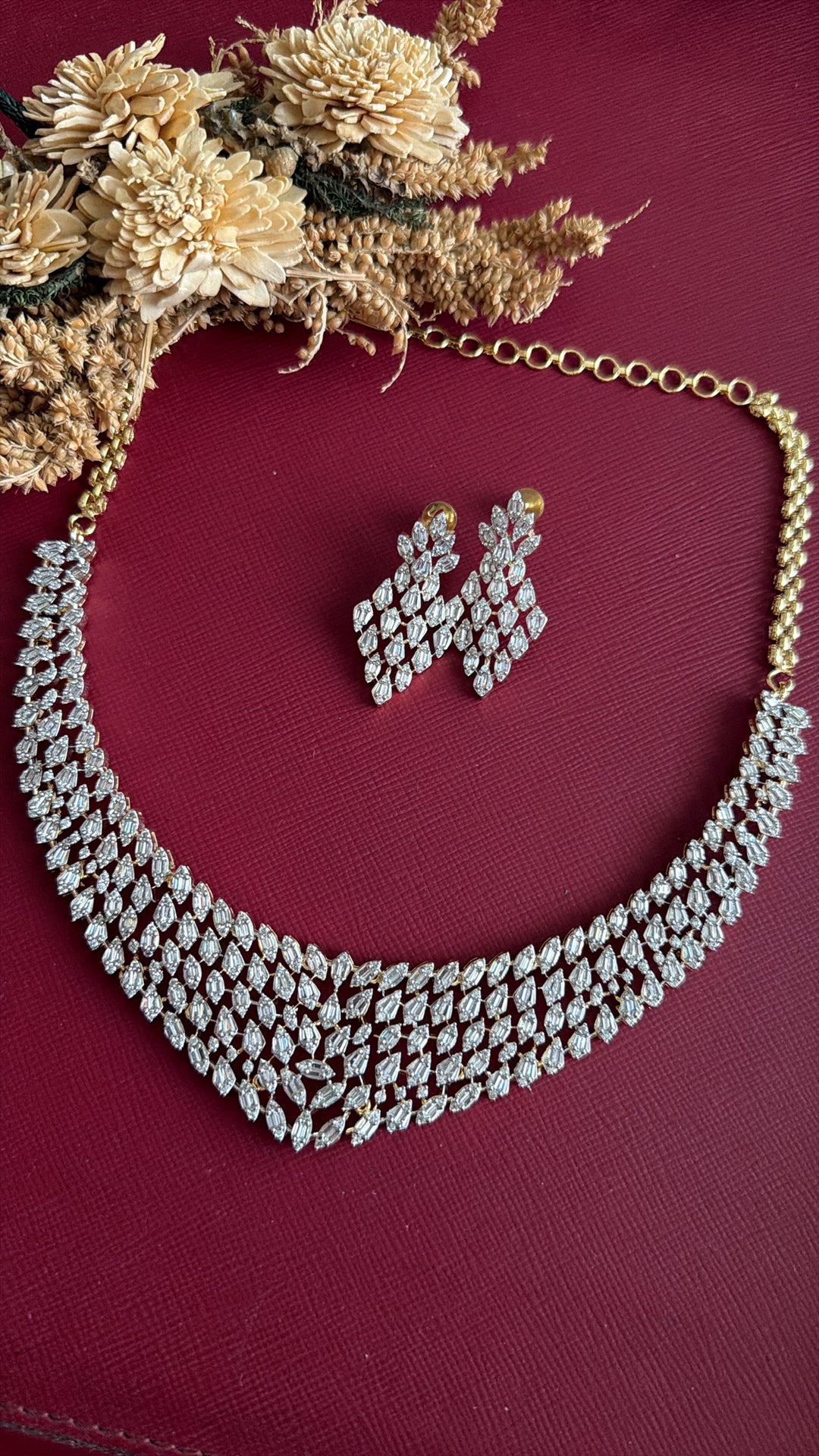 Mahika Diamond Necklace Set