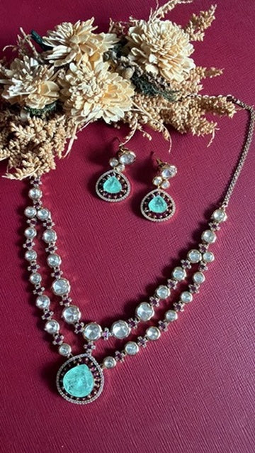 Mahii kundan Necklace Set