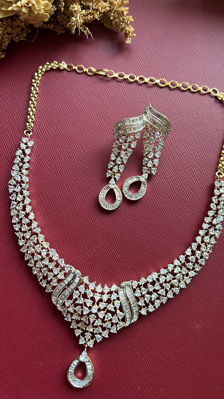 Elina Diamond Necklace Set