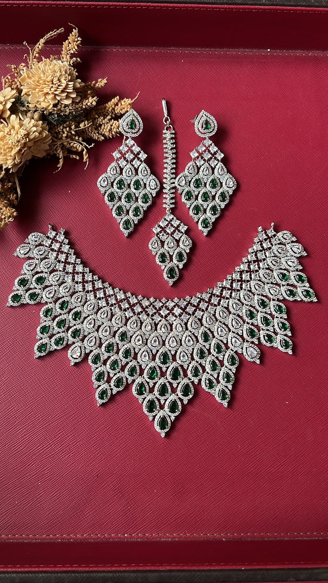Devashree Diamond Necklace Set