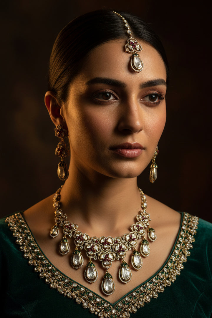 Shivangi Kundan Necklace set