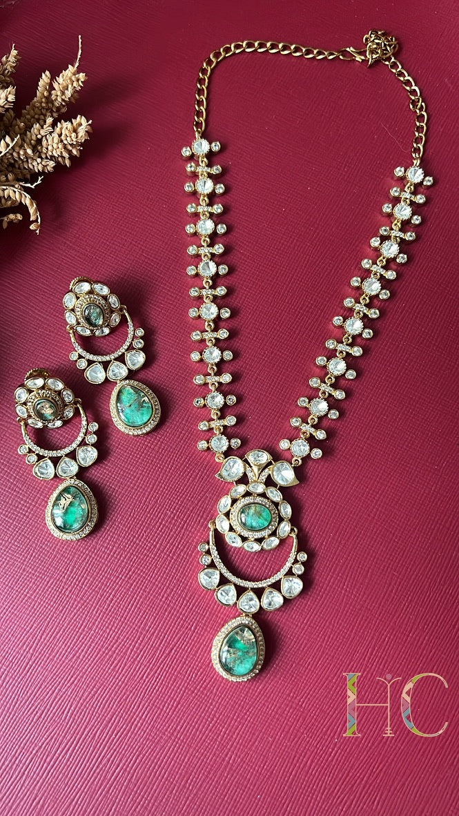 Kundan and Resin Necklace Set