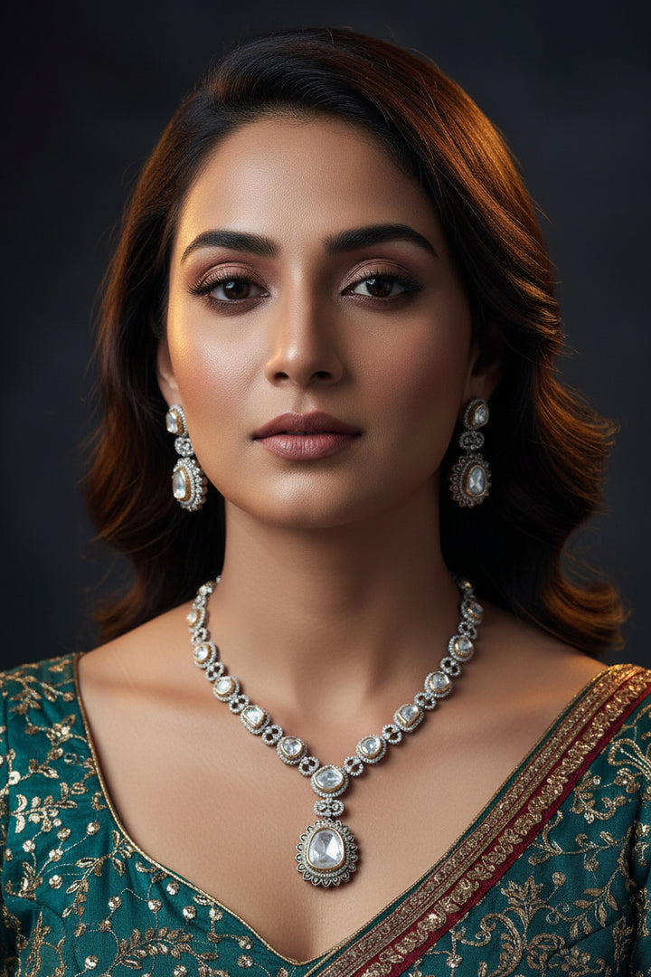 Nirmal Kundan Necklace Set