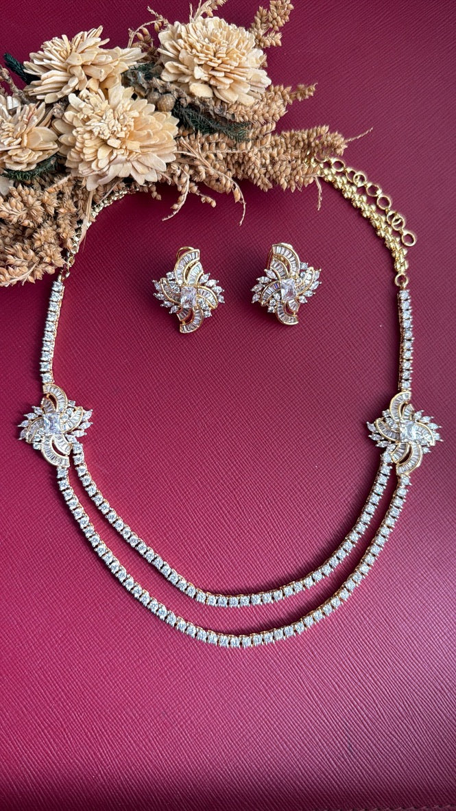 Mia Diamond Necklace Set