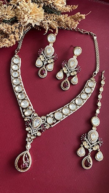 Classic Bridal Kundan Jewellery Set