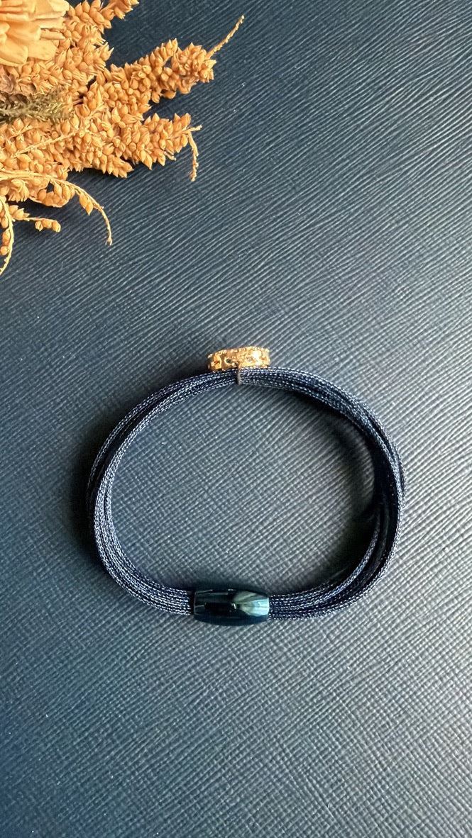 Stella Fashion Bracelet - Navy Blue