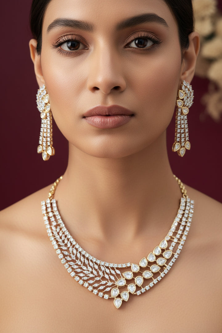 Krisha Diamond Kundan Set
