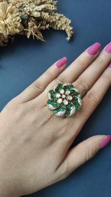 Neelam Kundan Ring