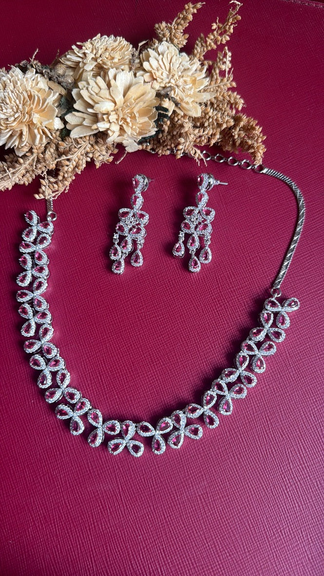 Veenchi Diamond Necklace Set