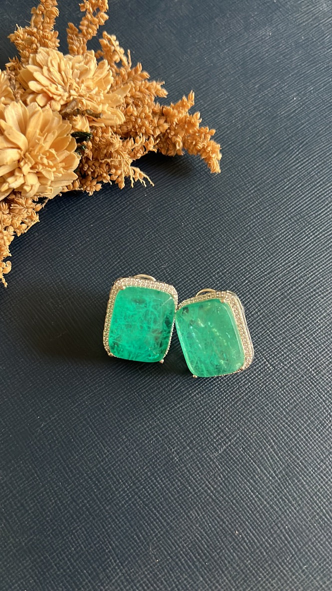 Doublet Sea Green Studs